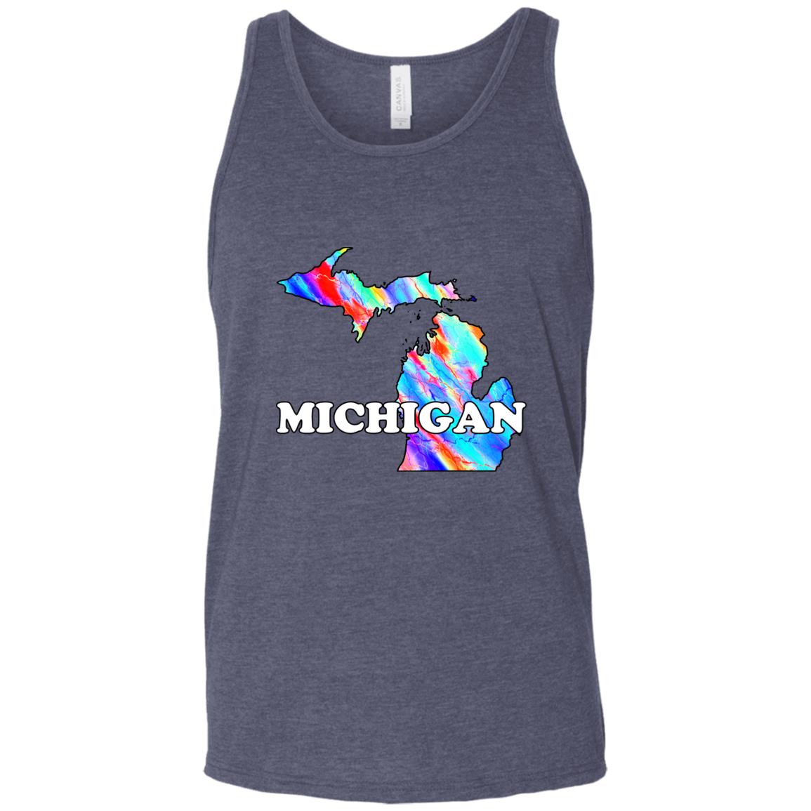 Michigan Sleeveless Unisex Tee