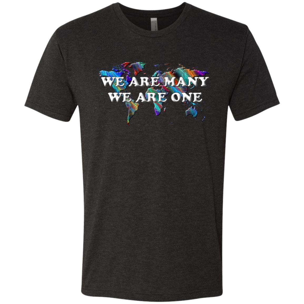 We Are Many  We Are One Statement T-Shirt (World)