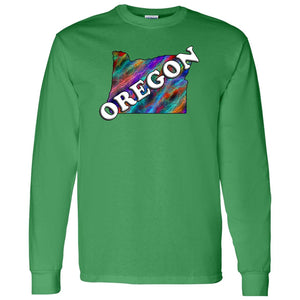 Oregon Long Sleeve State T-Shirt