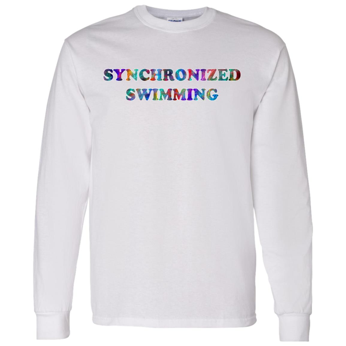 Synchronized Swimming Long Sleeve Sport T-Shirt