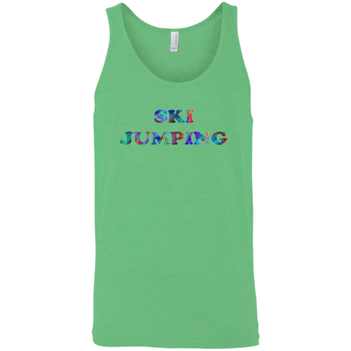 Ski Jumping Sleeveless Unisex Tee