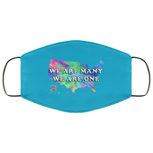 We Are One We Are Many 2 Layer Protective Mask