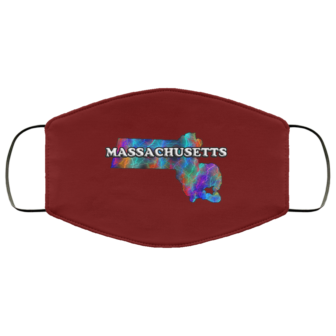 Massachusetts 2 Layer Protective Face Mask