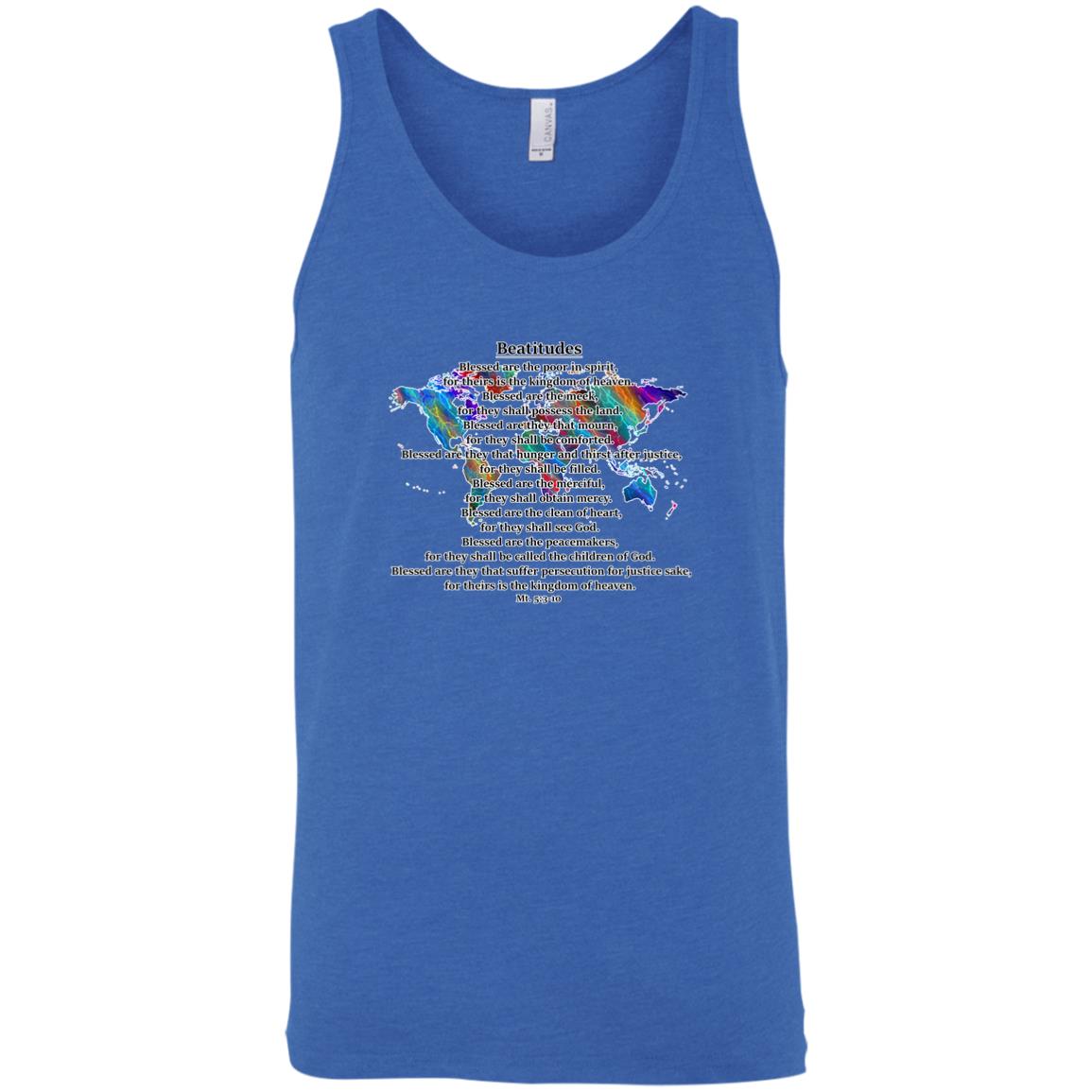 Beatitudes Sleeveless Unisex Tee