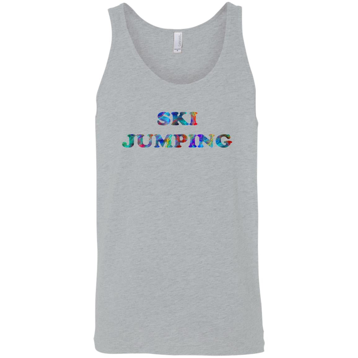 Ski Jumping Sleeveless Unisex Tee