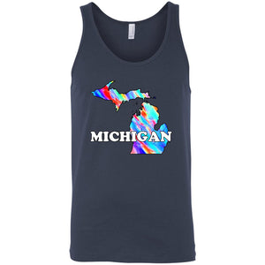 Michigan Sleeveless Unisex Tee