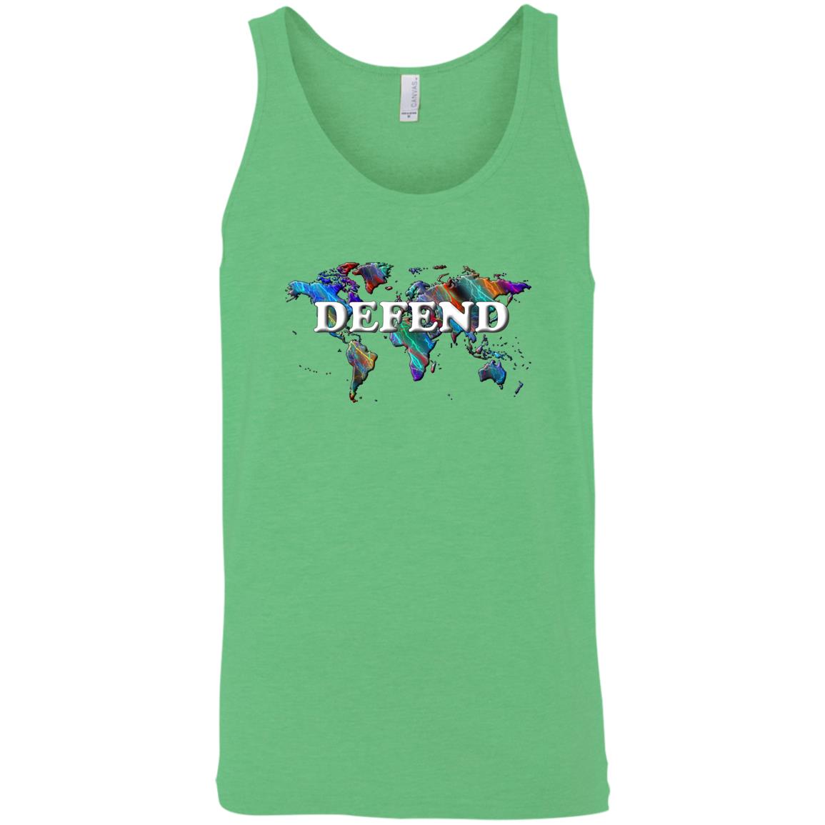 Defend Sleeveless Unisex Tee