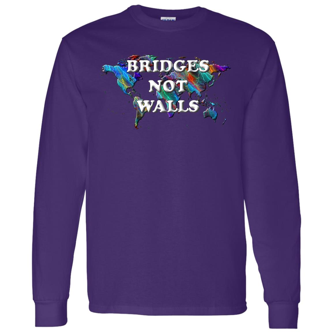 Bridges Not Walls Long Sleeve T-Shirt