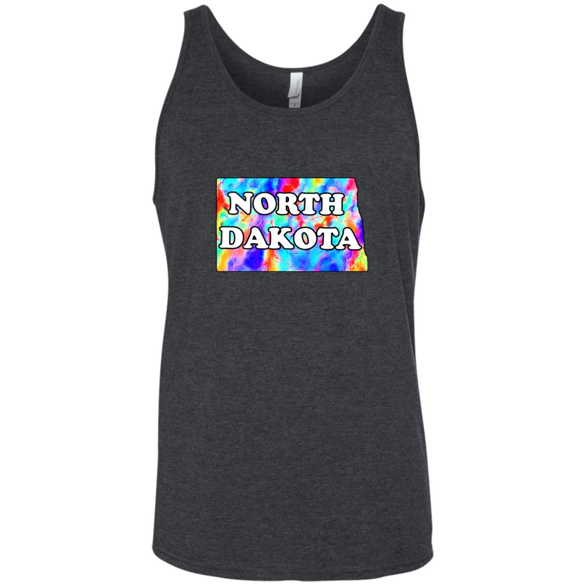 North Dakota Sleeveless Unisex Tee