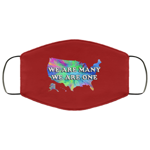 We Are One We Are Many 2 Layer Protective Mask