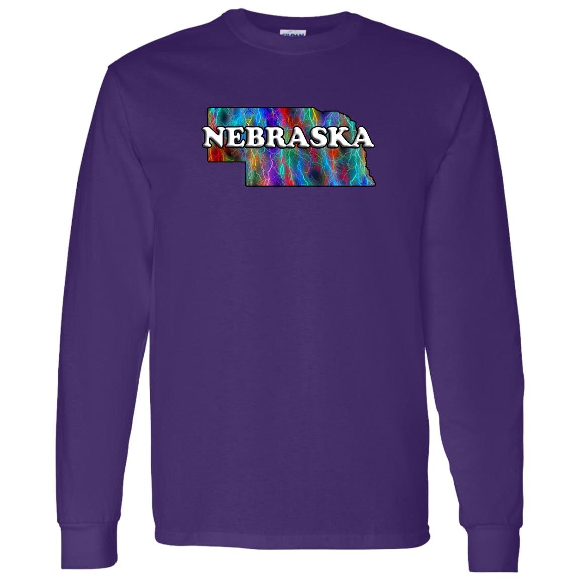 Nebraska Long Sleeve State T-Shirt