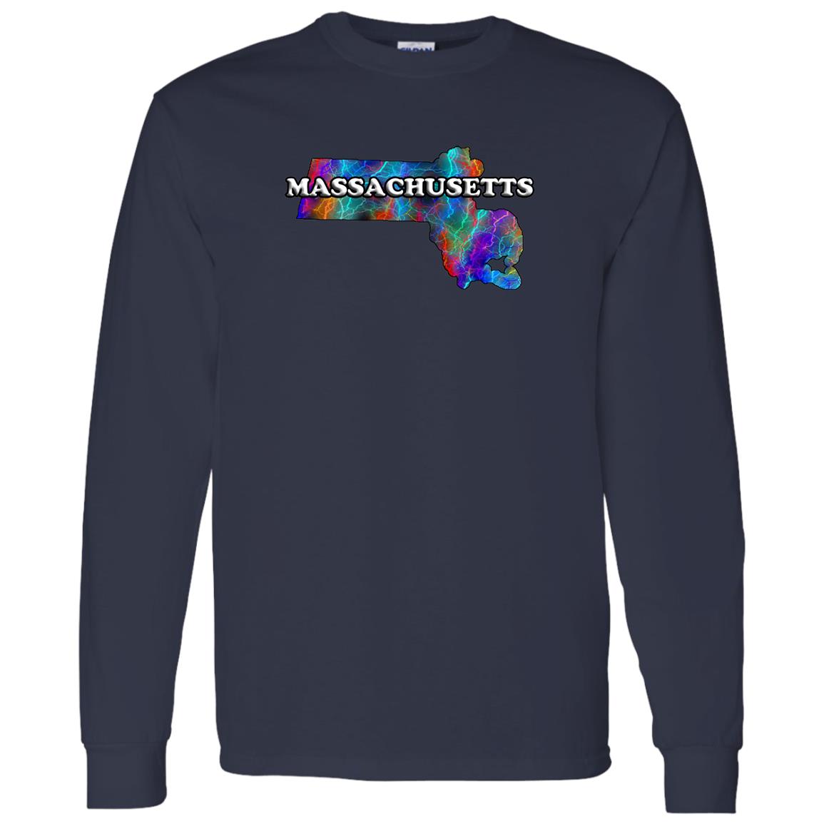 Massachusetts Long Sleeve State T-Shirt