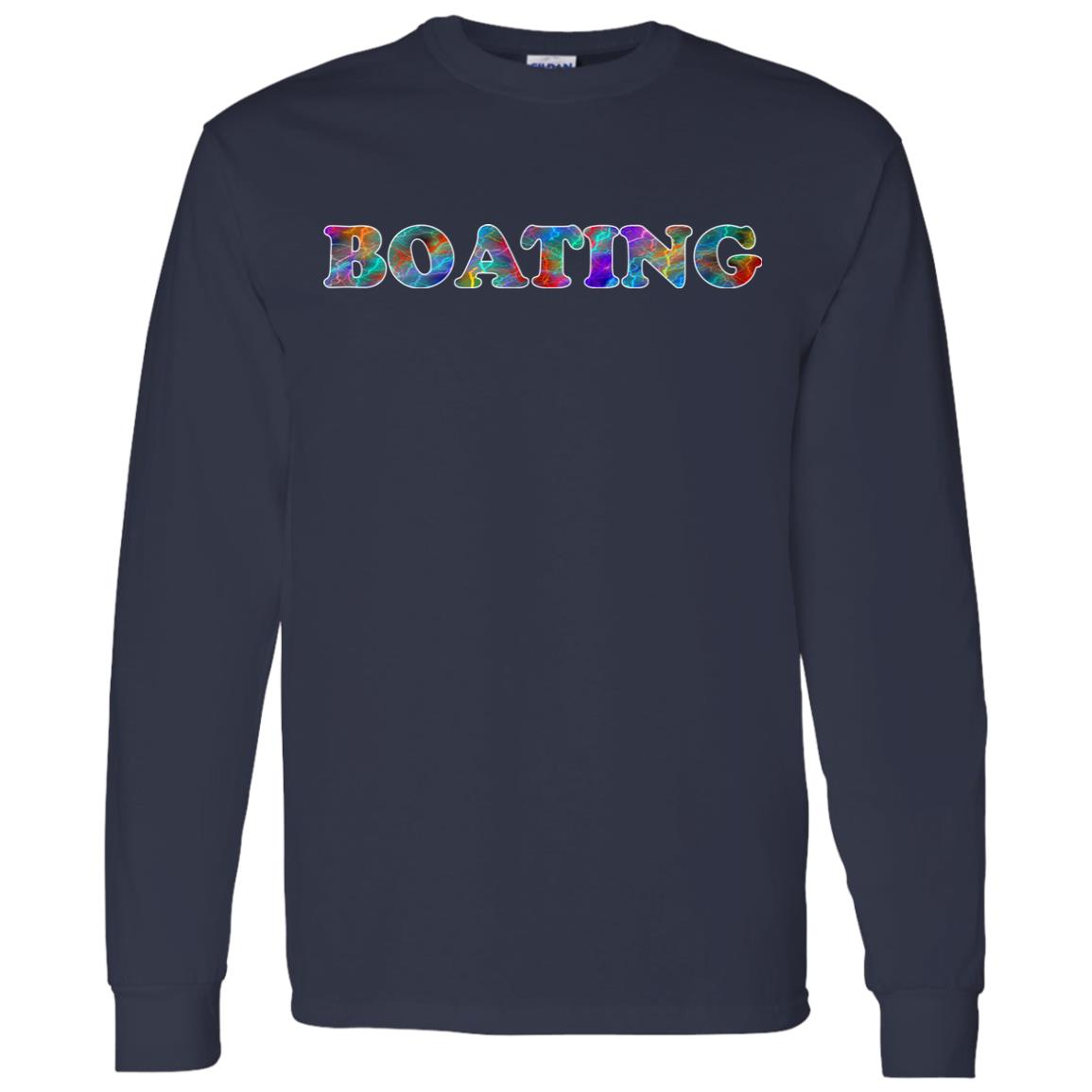 Boating Long Sleeve Sport T-Shirt