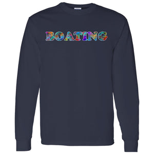 Boating Long Sleeve Sport T-Shirt