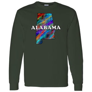 Alabama Long Sleeve State T-shirt
