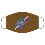 West Virginia 2 Layer Protective Face Mask