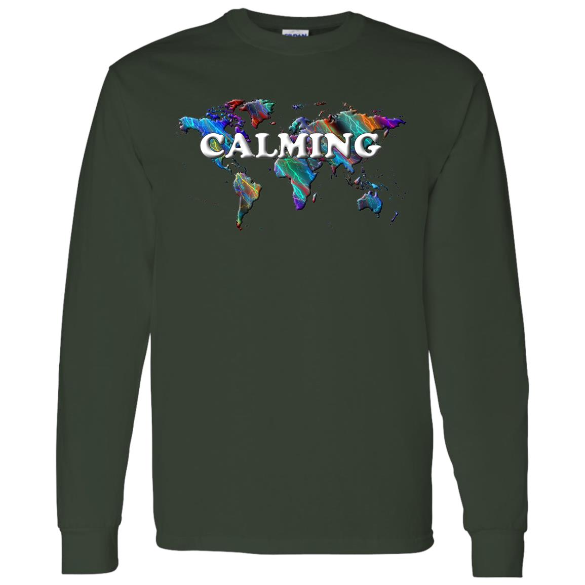 Calming Long Sleeve Statement T-Shirt