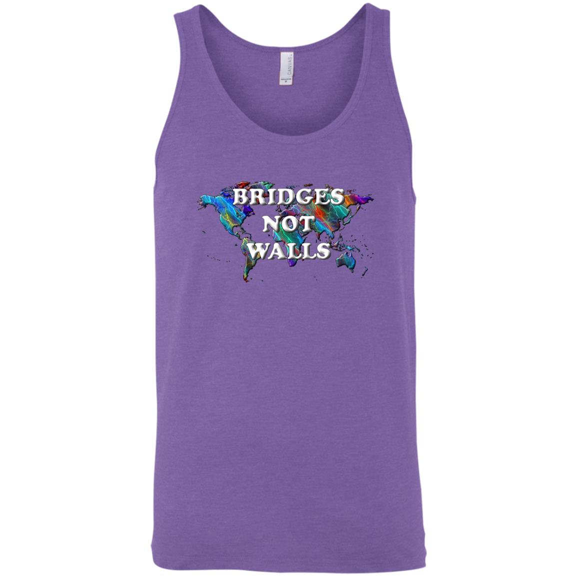 Bridges Not Walls Sleeveless Unisex Tee