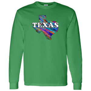 Texas Long Sleeve State T- Shirt