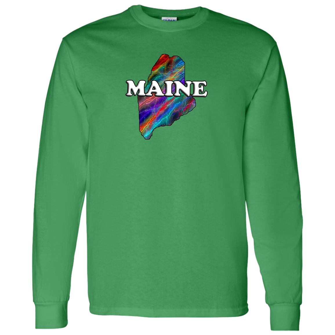 Maine Long Sleeve State T-Shirt