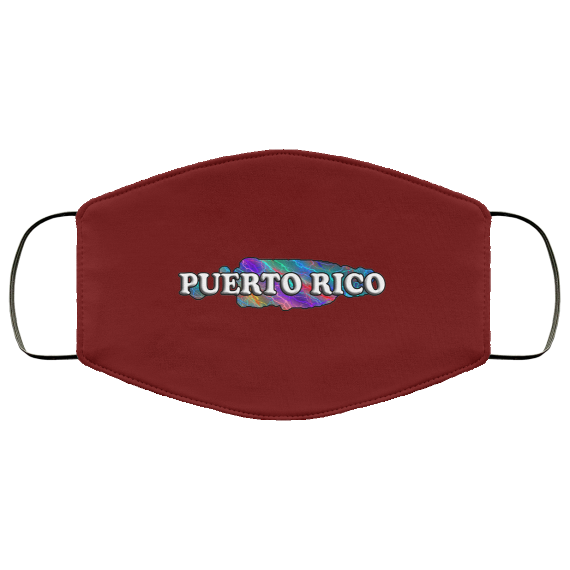 Puerto Rico 2 Layer Protective Face Mask