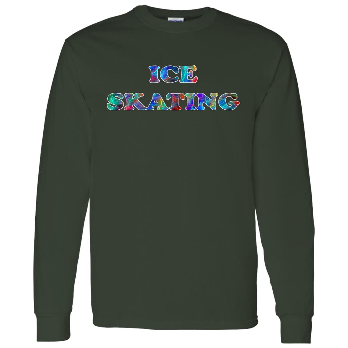Ice Skating Long Sleeve Sport T-Shirt