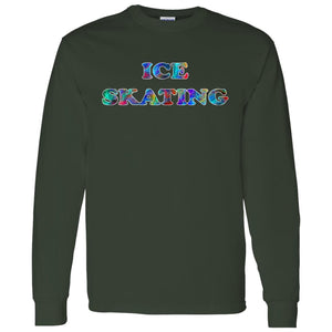 Ice Skating Long Sleeve Sport T-Shirt
