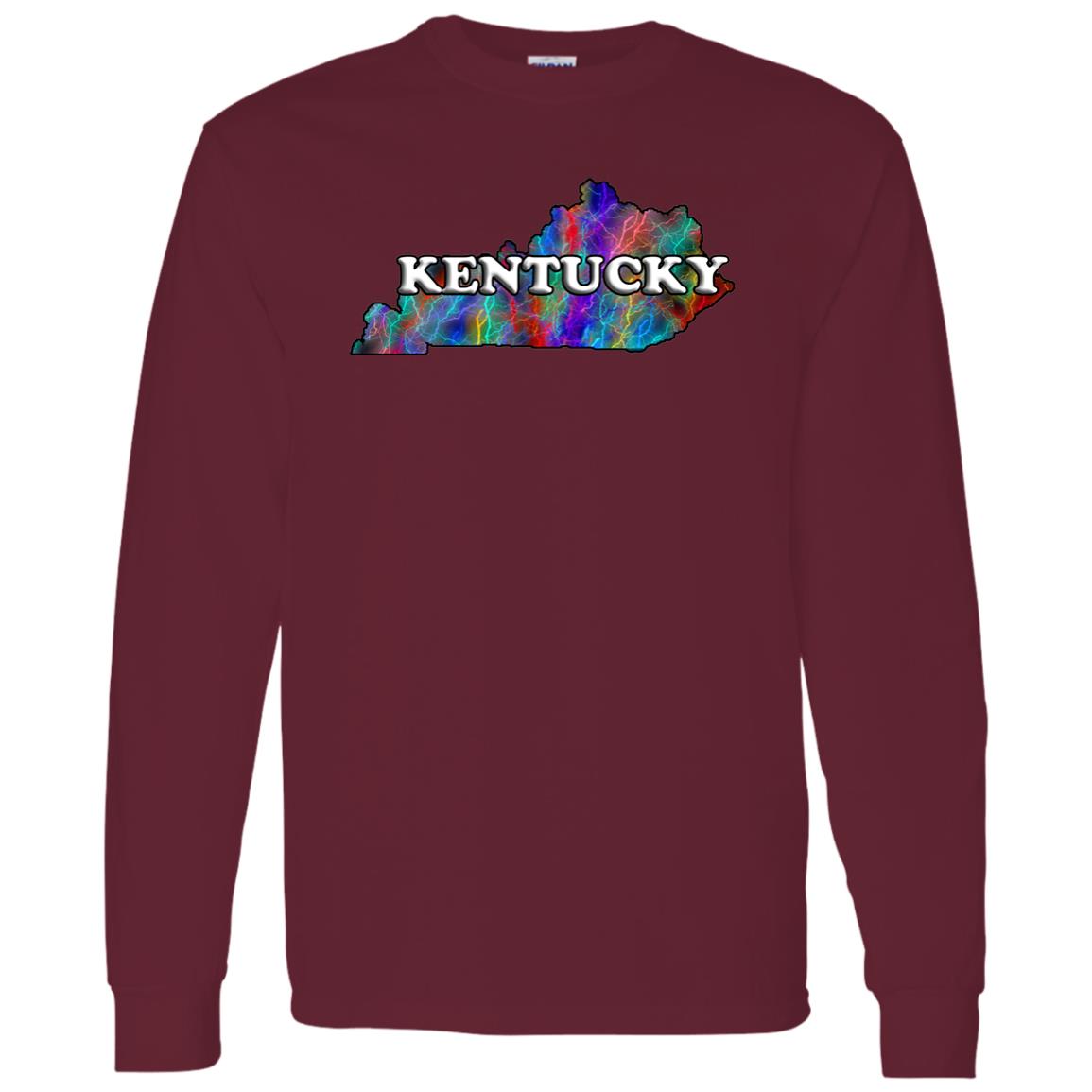 Kentucky Long Sleeve State T-Shirt