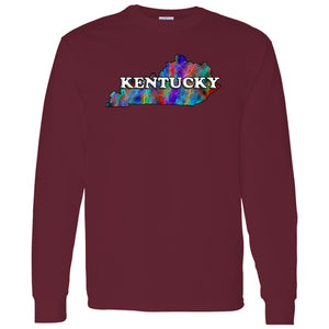Kentucky Long Sleeve State T-Shirt