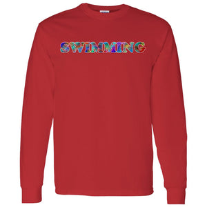 Swimming Long Sleeve Sport T-Shirt