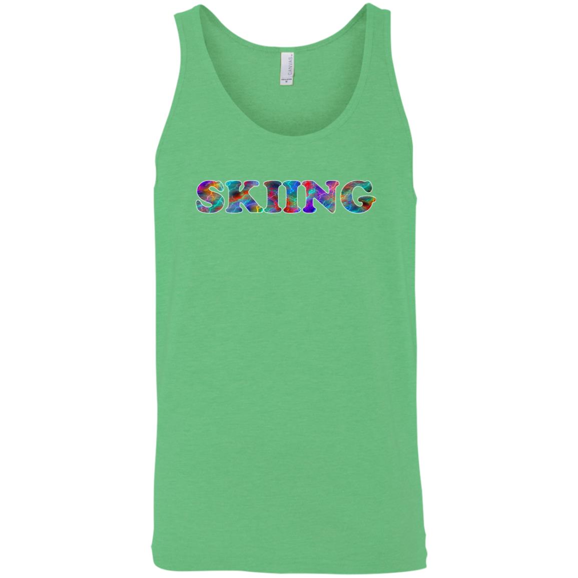 Skiing Sleeveless Unisex Tee