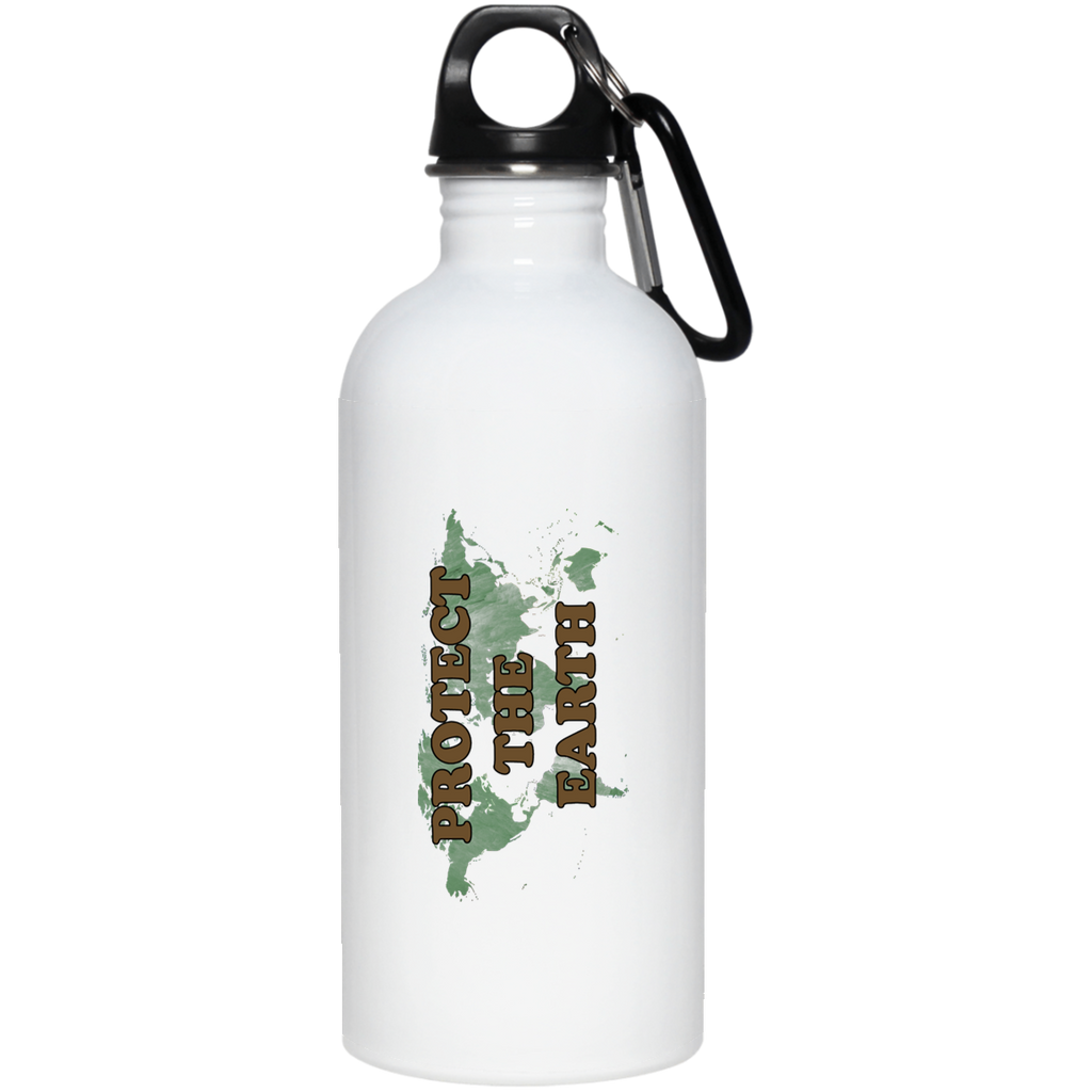 Protect The Earth  20 oz. Stainless Steel Water Bottle