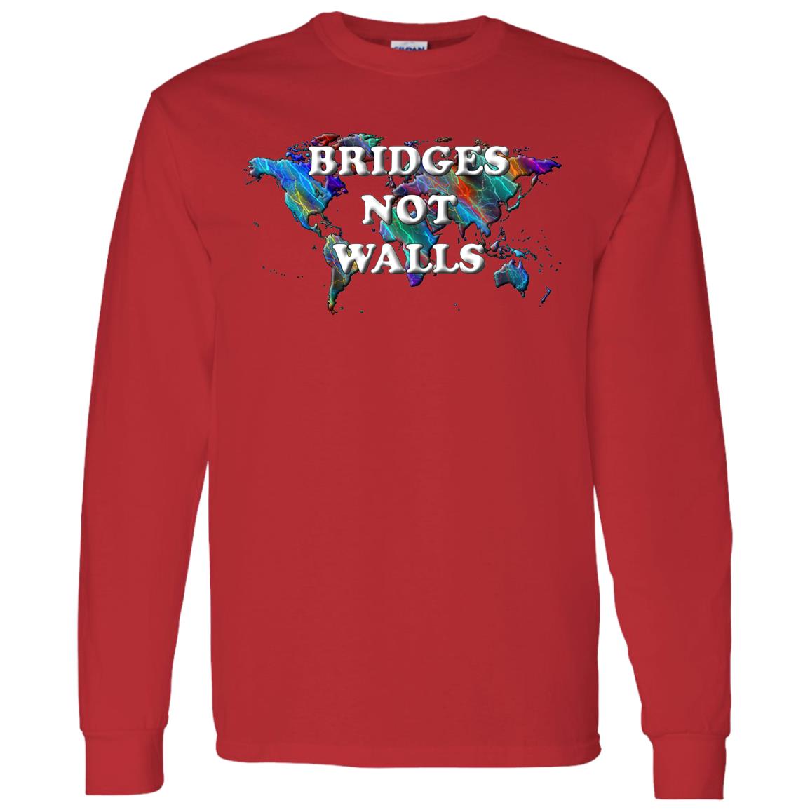 Bridges Not Walls Long Sleeve T-Shirt