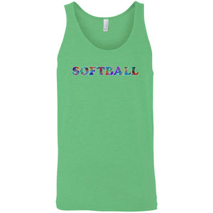 Softball Sleeveless Unisex Tee