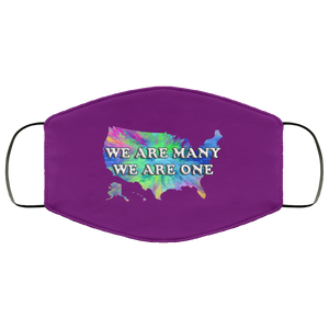 We Are One We Are Many 2 Layer Protective Mask