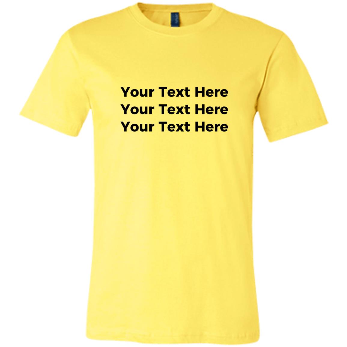 PERSONALIZED BLANK T-SHIRT