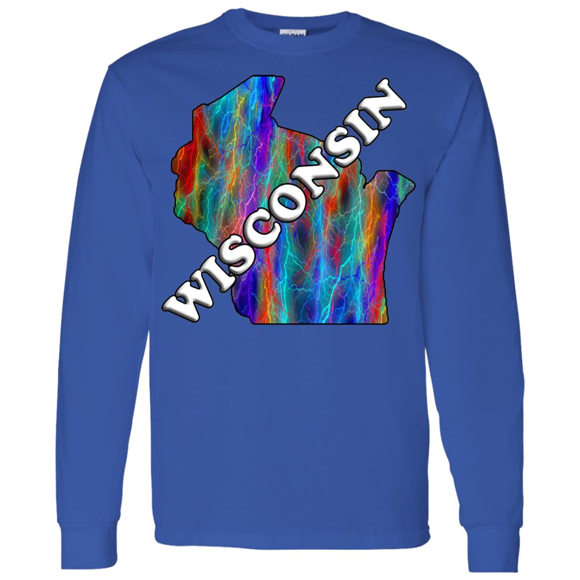 Wisconsin Long Slleve State T-Shirt