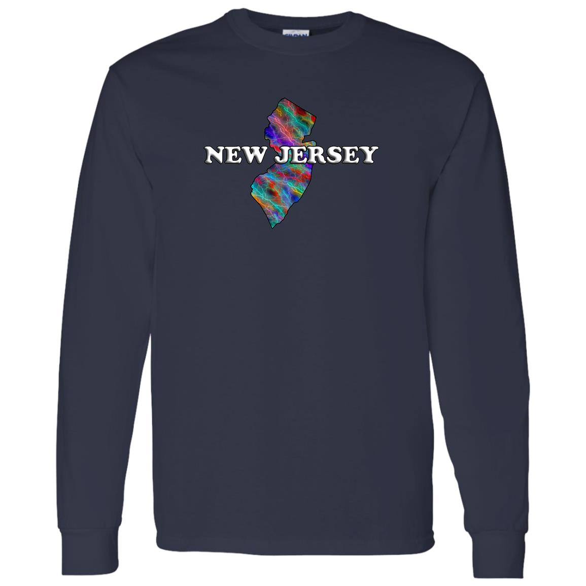 New Jersey Long Sleeve State T-Shirt