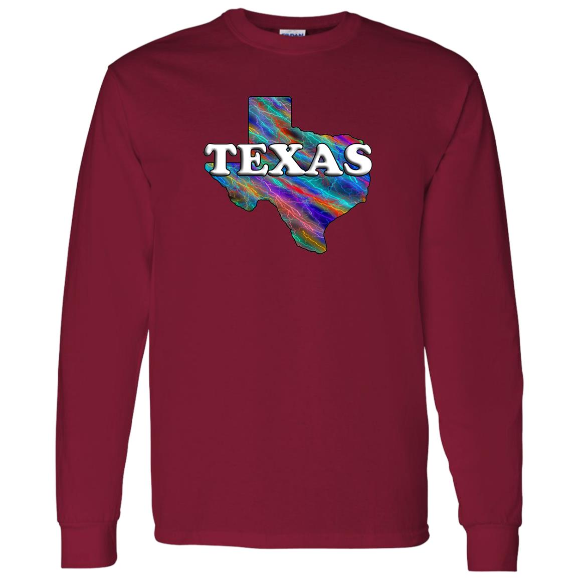Texas Long Sleeve State T- Shirt