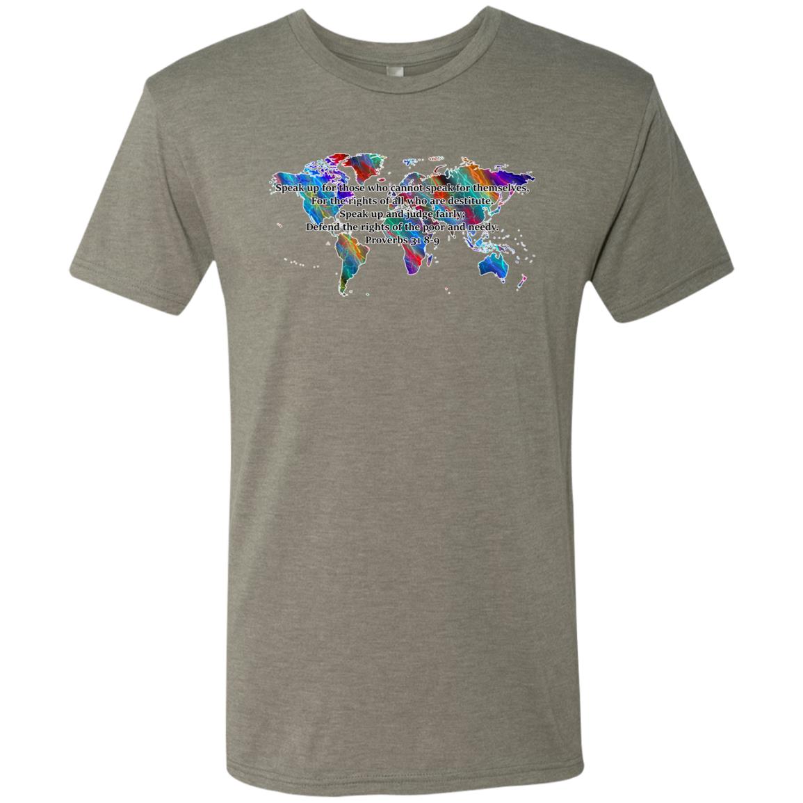 Proverbs 31 8-9 T-Shirt