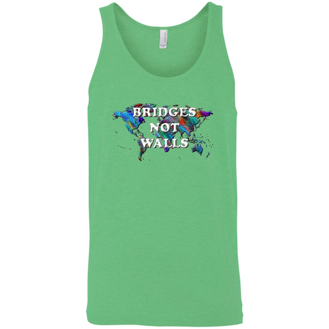 Bridges Not Walls Sleeveless Unisex Tee