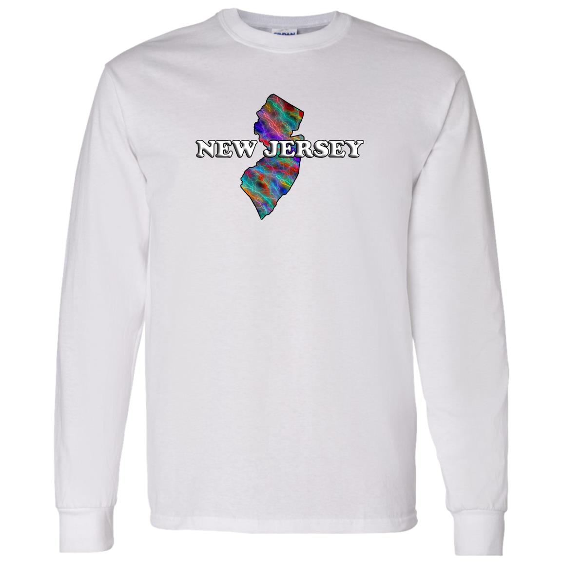 New Jersey Long Sleeve State T-Shirt