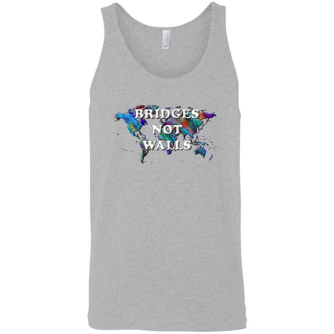 Bridges Not Walls Sleeveless Unisex Tee