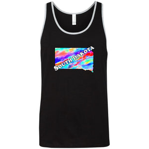 South Dakota Sleeveless Unisex Tee