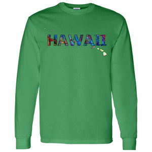 Hawaii Long Sleeve State T-Shirt