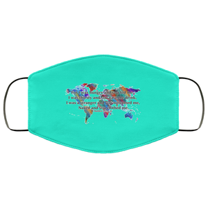 Matthew 25 35-36 2 Layer Protective Mask