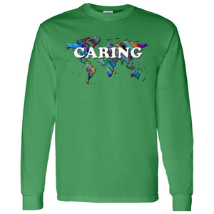Caring Long Sleeve Statement T-Shirt