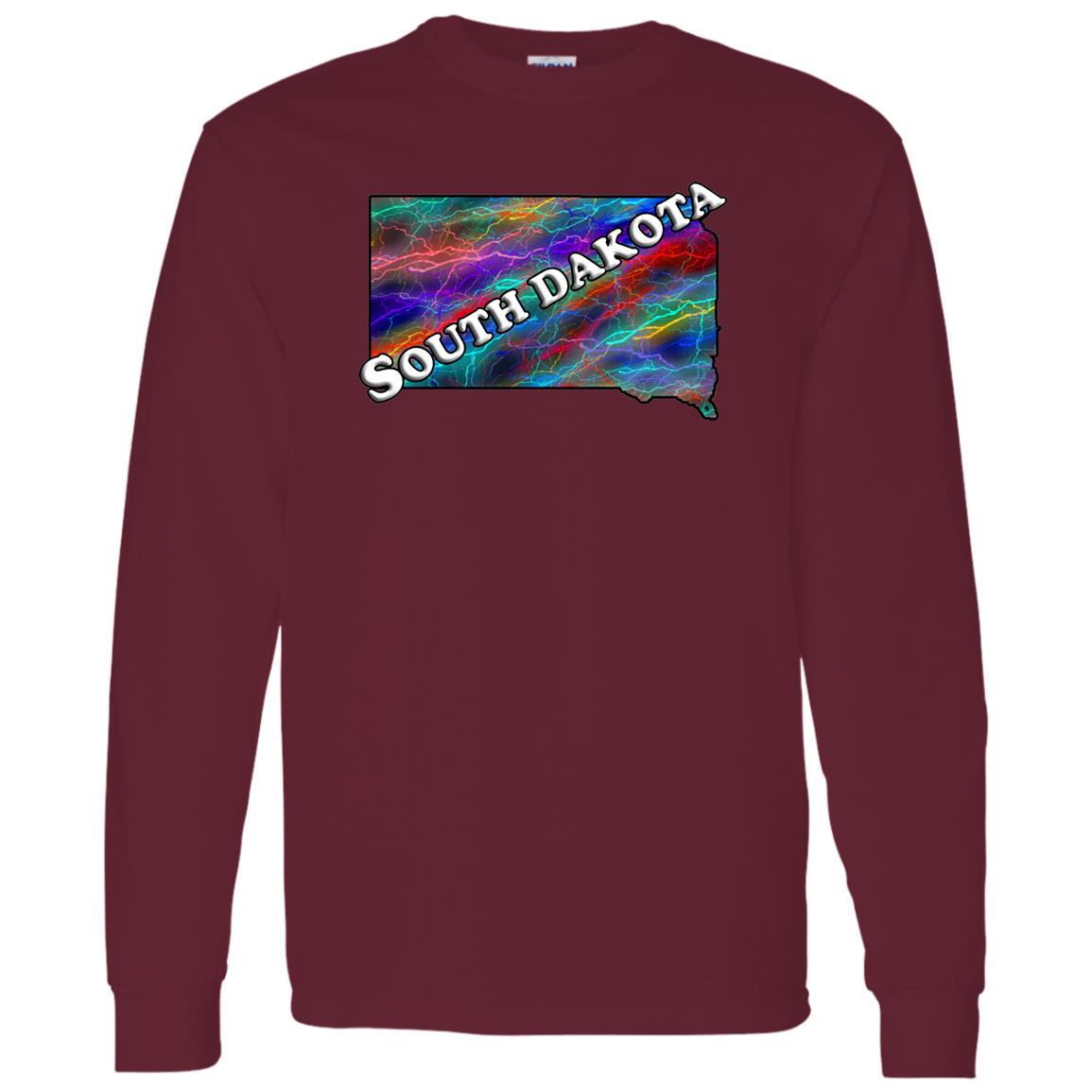 South Dakota Long Sleeve State T_Shirt