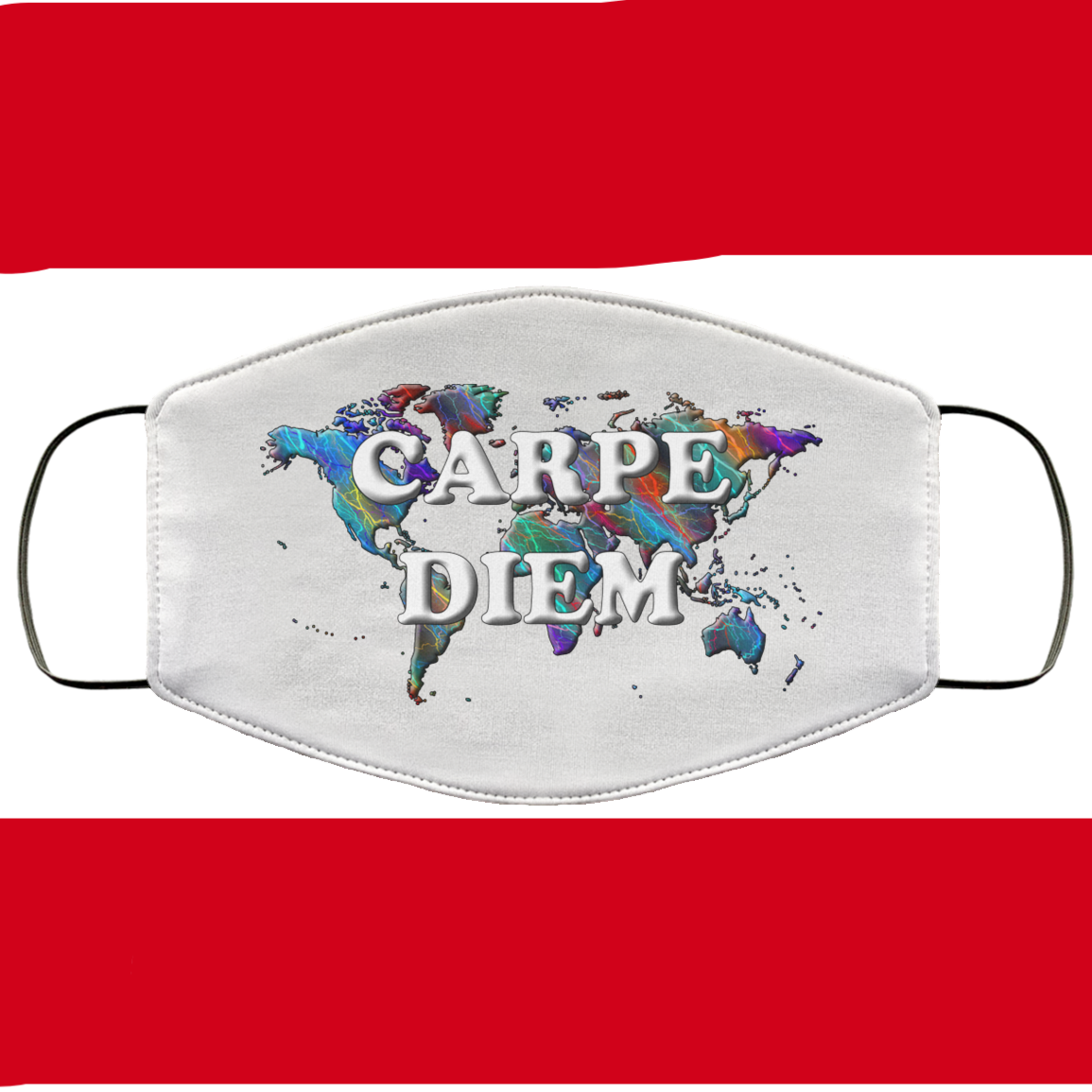 Carpe Diem 3 Layer Protective Face Mask