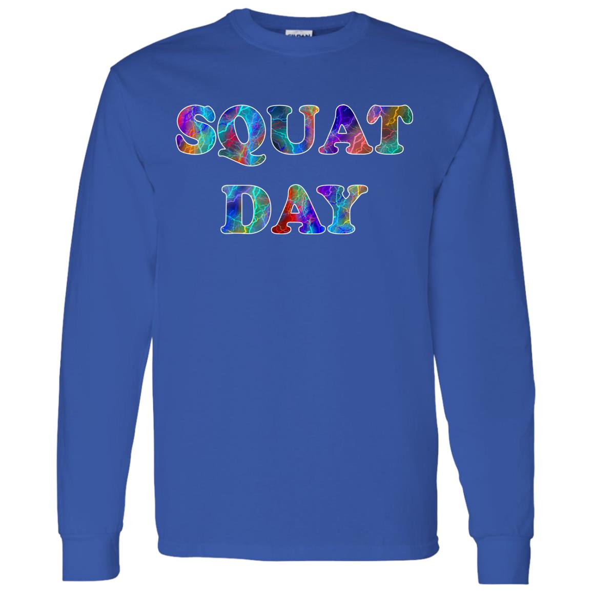 Squat Day Long Sleeve Sport T-Shirt